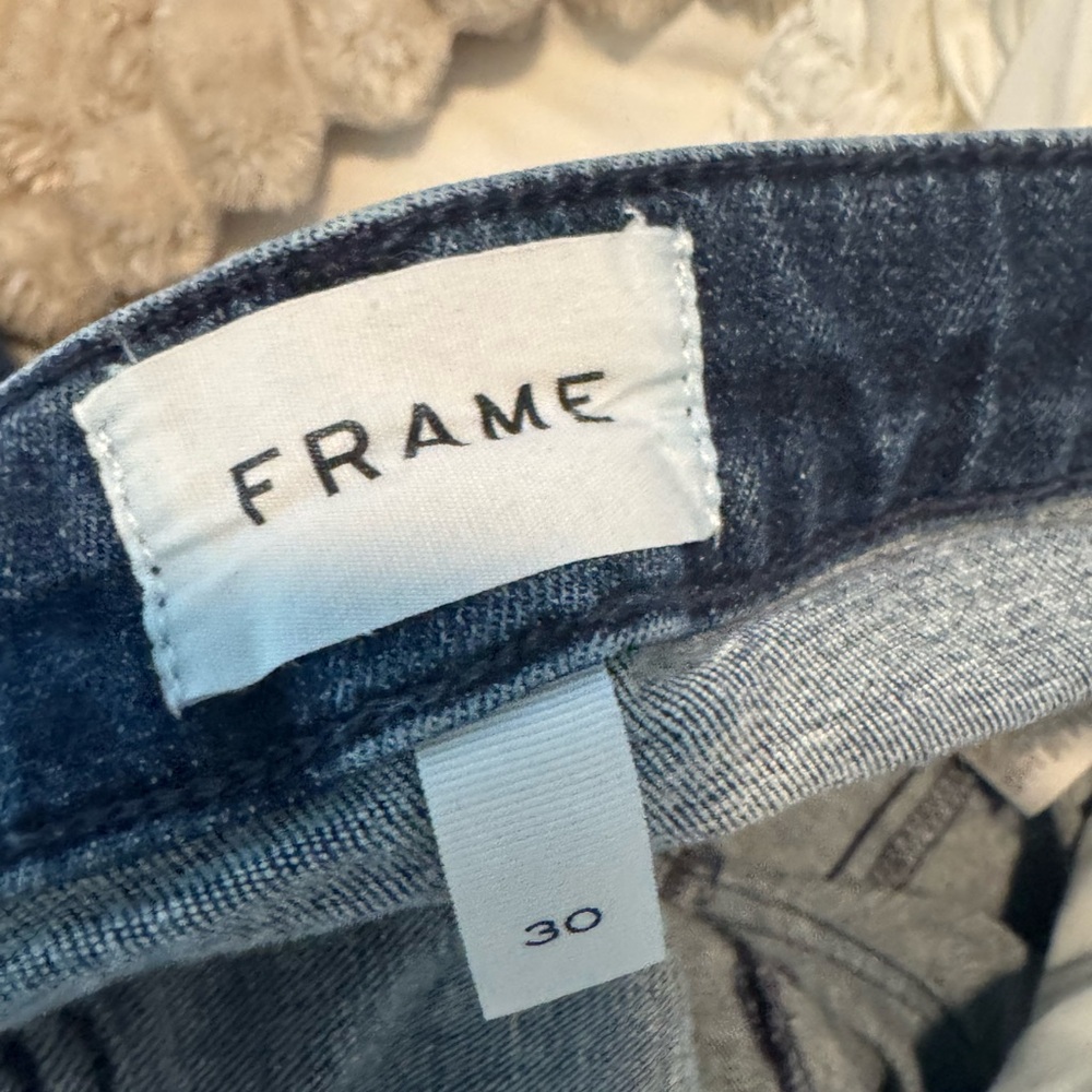 FRAME Le Crop Mini Boot-Leg Jeans, Size 30/US‎ 12 - Picture 9 of 10